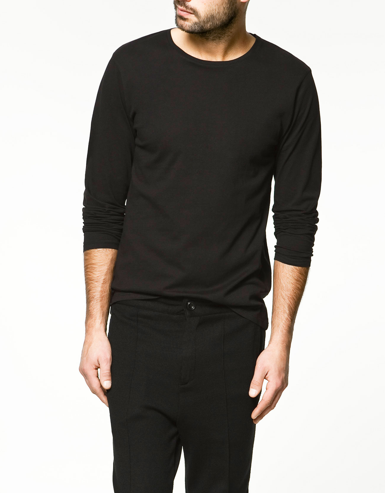 Zara Relaxed Fit Tshirt in Black for Men Lyst