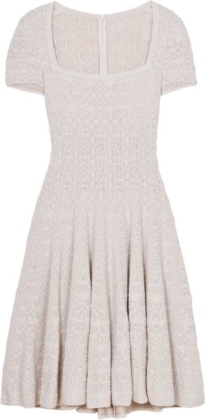 Alaïa Muguet Square Neck Dress in Purple - Lyst
