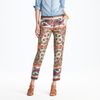 J.crew Café Capri in Kerchief Paisley in Multicolor (bright papaya) - Lyst