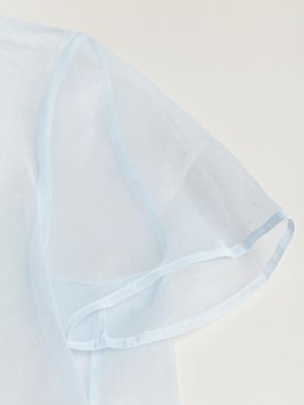 Jil Sander Womens Sheer Lost Top - Lyst