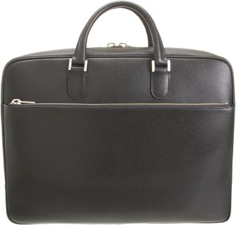 Valextra Soft Top Zip Briefcase - Lyst