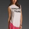 Wildfox Couture Forever Young Gypsy Tank in Pink (ghost pink) - Lyst