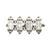 Allsaints Indra Bracelet in Silver (silver pearl) - Lyst