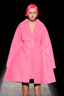 Comme Des Garçons Fall 2012 Felt Cut-Out Coat Dress - Lyst