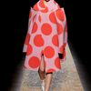 Comme Des Garçons Fall 2012 Felt CutOut Polka Dot Coat  in Pink - Lyst
