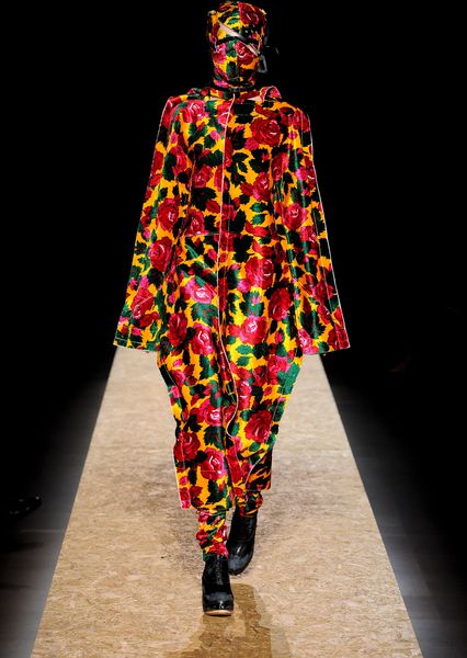 Comme Des Garçons Fall 2012 Felt CutOut Rose Print Overall  in Multicolor - Lyst