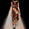 Comme Des Garçons Fall 2012 Rose Print Evening Gown  in Multicolor - Lyst