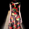 Comme Des Garçons Fall 2012 Rose Print Evening Gown  in Multicolor - Lyst