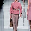 Dior Fall 2012 Short Collarless Textured Formal Jacket in Dusty Pink  in Pink - Lyst
