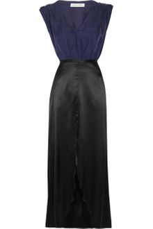 Geren Ford Silk and Stretch-satin Maxi Dress - Lyst