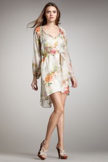 Graham & Spencer Belted Floral-print Dress - Lyst