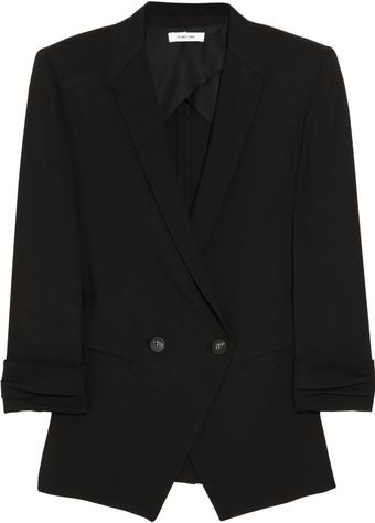 Helmut Lang Silica Double-breasted Crepe Blazer - Lyst