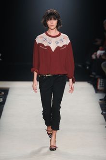 Isabel Marant Fall 2012 Pointed-Toe Strappy Ballet Flats  - Lyst