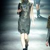 Lanvin Fall 2012 Metallic Cap Sleeve Sheath Dress  in Gold (grey, silver) - Lyst