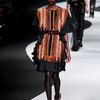 Viktor & Rolf Fall 2012 Ruffled Mini Dress With Mink Trim in Brown - Lyst