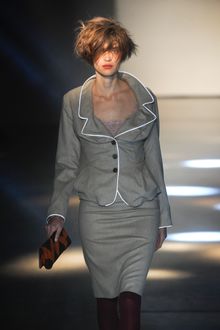 Vivienne Westwood Fall 2012 Gray Tailored Formal Skirt - Lyst