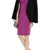 Zac Posen Stretch Crepejersey Dress in Blue (fuchsia) - Lyst