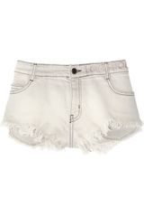 Zadig & Voltaire Paly Frayed Stretch-denim Micro Shorts