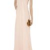 Alexander Mcqueen Draped Silkchiffon Gown in Pink (rose) - Lyst
