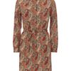A.p.c. Red Paisley Liberty Print Shirt Dress in Red - Lyst