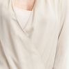 Classiques Entier Faux Wrap Silk Blouse in Gray (grey feather) - Lyst