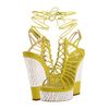 Giuseppe Zanotti Ankle Wrap Sandal in Yellow (l) - Lyst