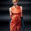John Galliano Fall 2012 Orange Sleeveless Checker Patterned Tailored Mini Dress With HiLo Hemline in Orange - Lyst