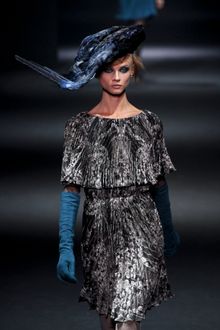 John Galliano Fall 2012 Long Suede Gloves - Lyst