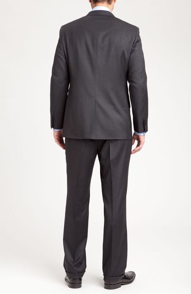 John W. NordstromÂ® Travel Wool Suit in Gray for Men (charcoal) | Lyst