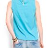 Mango Sheer Top in Blue (a1) - Lyst