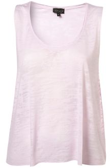 Topshop Burnout Low Armhole Vest - Lyst