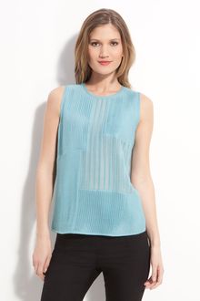Valette Mystic Pleated Panel Sleeveless Top - Lyst