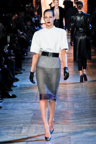 Yves Saint Laurent Fall 2012 Black High Heel Pumps in Black - Lyst