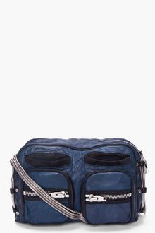 Alexander Wang Navy Brenda Zip Chain Bag - Lyst