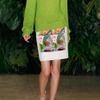 Altuzarra Lei Perforated Leather and Printed Cottonblend Skirt in Multicolor (multicolored) - Lyst