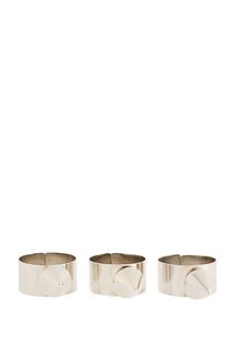 Asos Multipack Adjustable Spike Band Rings - Lyst