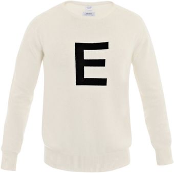 Letter E Cashmere Sweater 