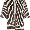 Giambattista Valli Reversible ZebraPrint Goat Hair Coat in Animal (zebra) - Lyst