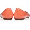 J.crew Viv Patentleather Ballet Flats in Orange (nude) - Lyst