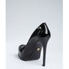 Pour La Victoire Black Patent Leather Hidden Platform Pumps in Black - Lyst