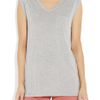 T By Alexander Wang Classic Muscle Jersey Tshirt in Gray - Lyst