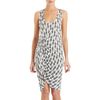 Thakoon Gathered Front Dress in Gray (white) - Lyst