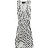 Thakoon Gathered Front Dress in Gray (white) - Lyst