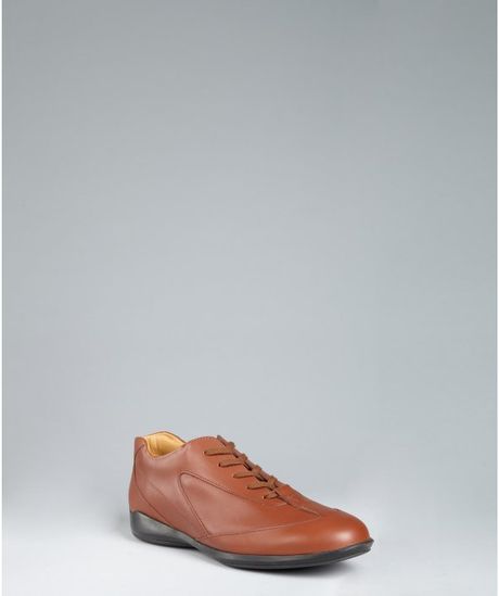 Tod's Chestnut Leather Lace Up Sneakers in Brown for Men (chestnut) - Lyst