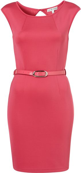 Topshop Neon Belted Dress By Rare** - Lyst