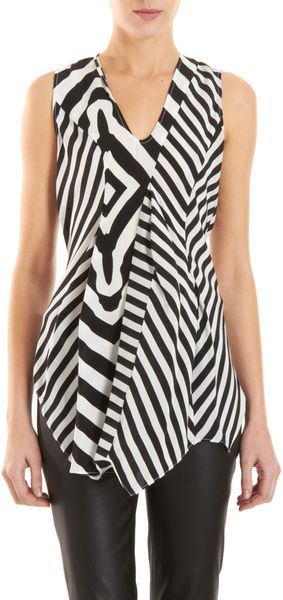 Wayne Optic Stripe Top - Lyst
