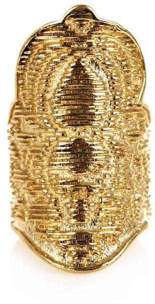 Yves Saint Laurent Lacy Texture Ring - Lyst