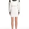 Alexander Wang Botanical Ombre Cropped Hoodie in Gray (grey scale) - Lyst