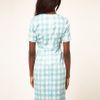 Asos Collection Asos Pencil Dress in Pastel Gingham in Blue - Lyst
