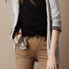 Burberry Brit Zip Front Reversible Cardigan in Gray (pale grey mélange) - Lyst